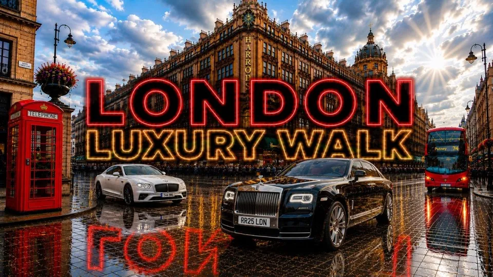 London Walk 4K Reveals the Luxury and Charm of Harrods Belgravia and Knightsbridge